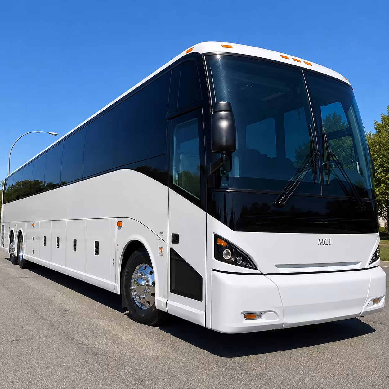 40-56 Passenger Charter Bus Exterior