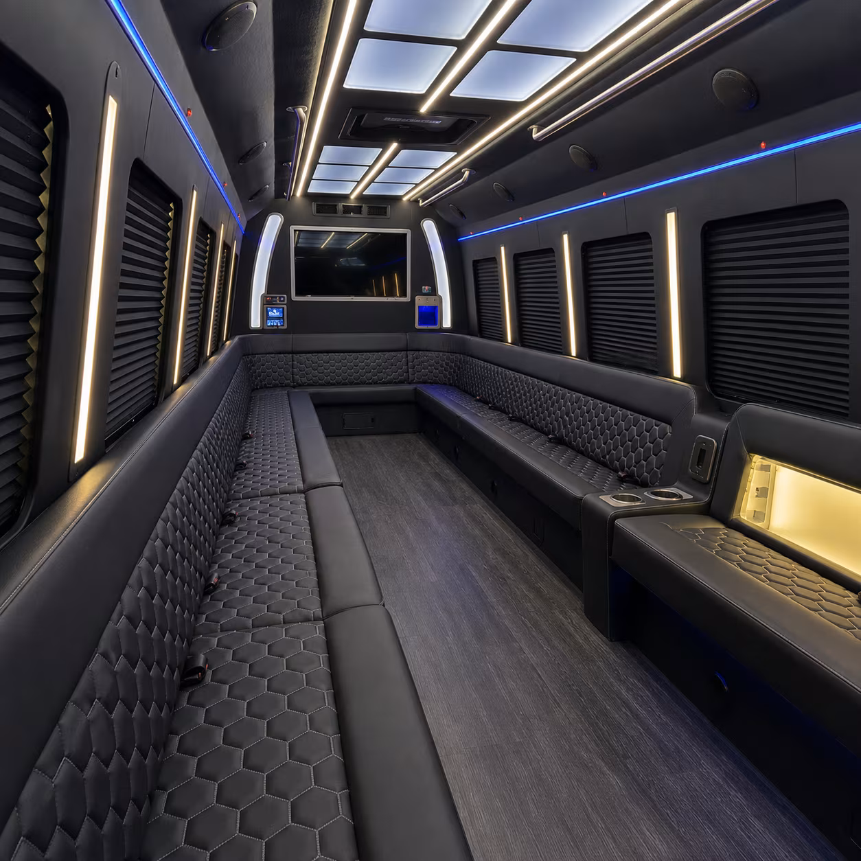 West Palm Beach Bachelor & Bachelorette Transportation onboard seating