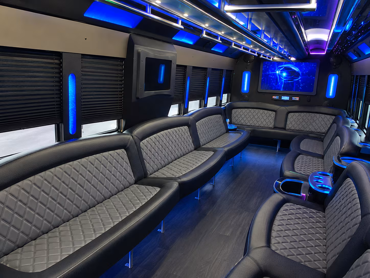 West Palm Beach Concert & Music Festival Transportation party bus exterior