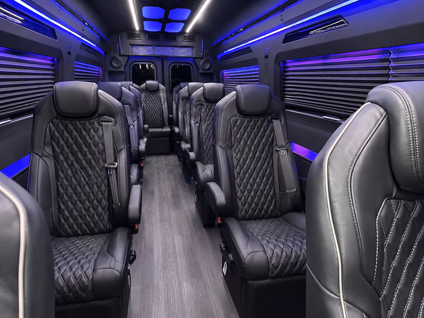 West Palm Beach Corporate Transportation party bus exterior