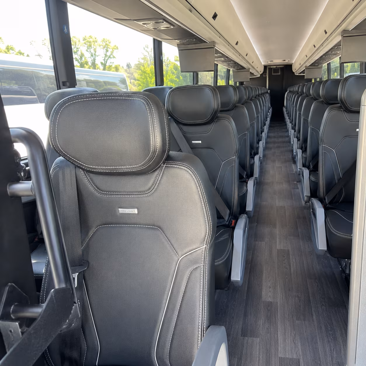 West Palm Beach Corporate Transportation party bus exterior