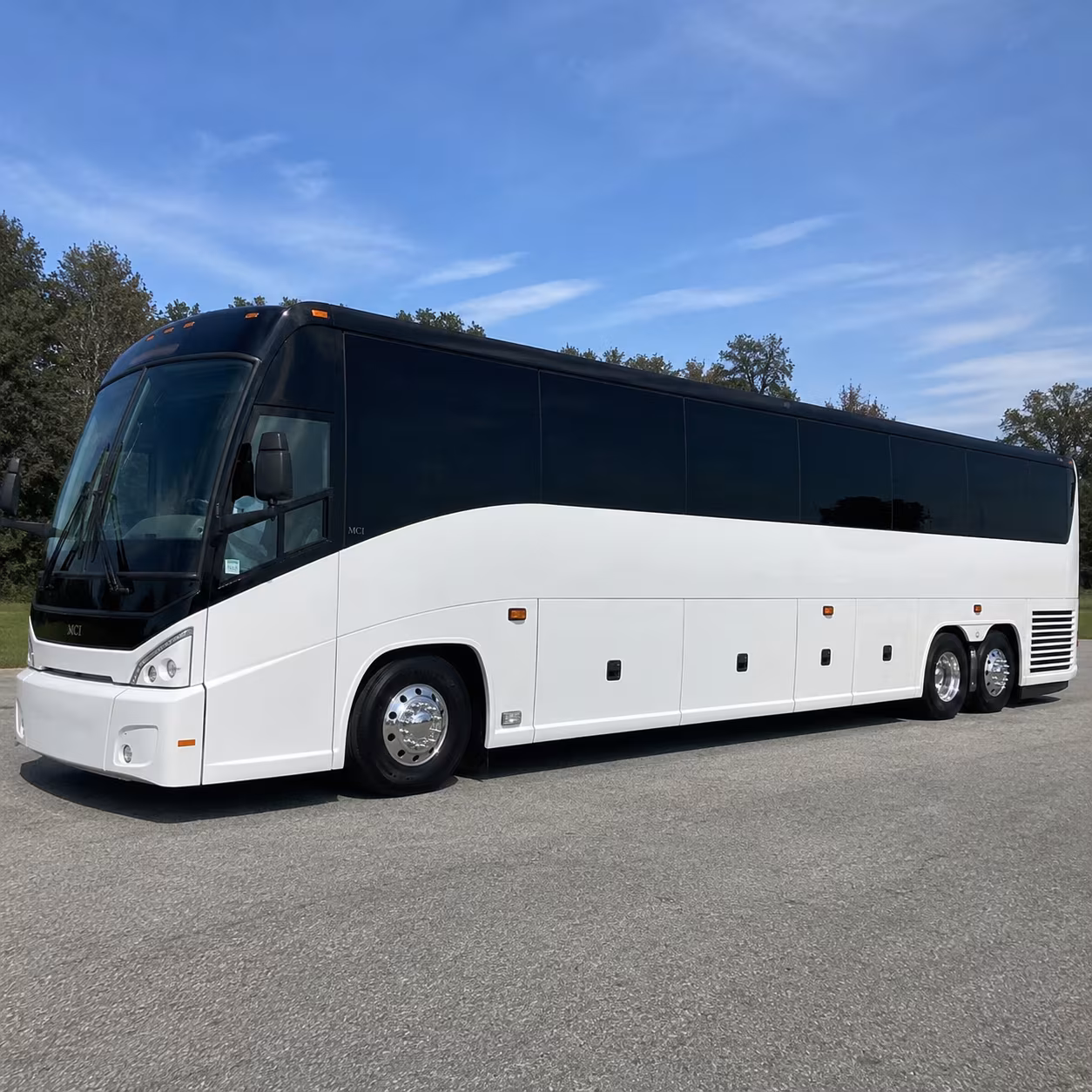 West Palm Beach Corporate Transportation party bus exterior