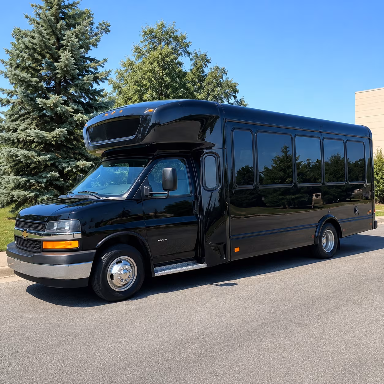 West Palm Beach Prom & Homecoming Transportation party bus exterior
