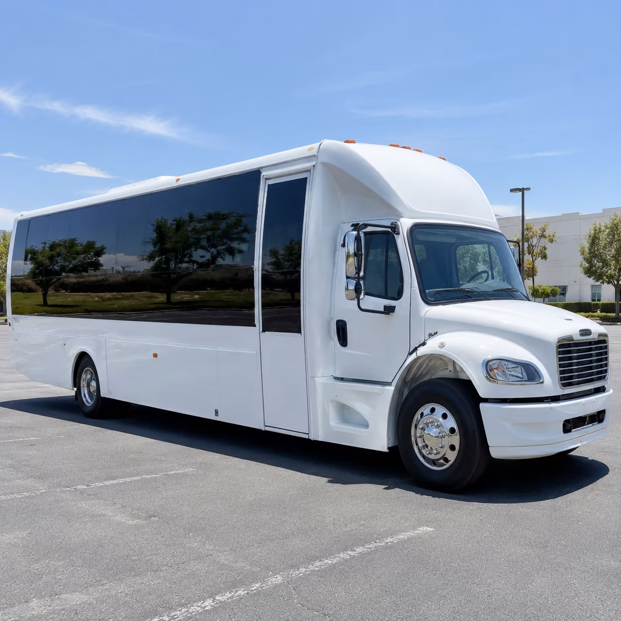 West Palm Beach Prom & Homecoming Transportation party bus exterior