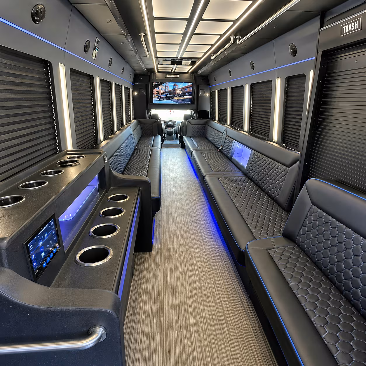 West Palm Beach Prom & Homecoming Transportation onboard seating