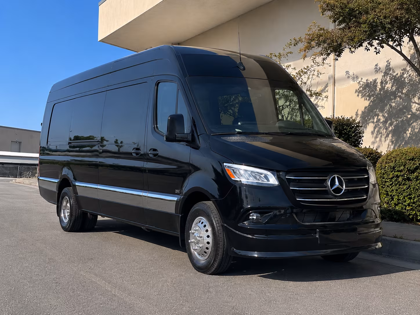 West Palm Beach School Event Transportation party bus exterior