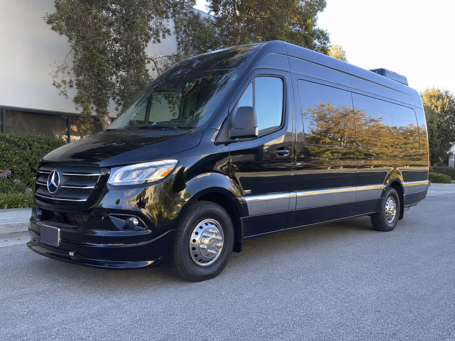 West Palm Beach School Event Transportation party bus exterior