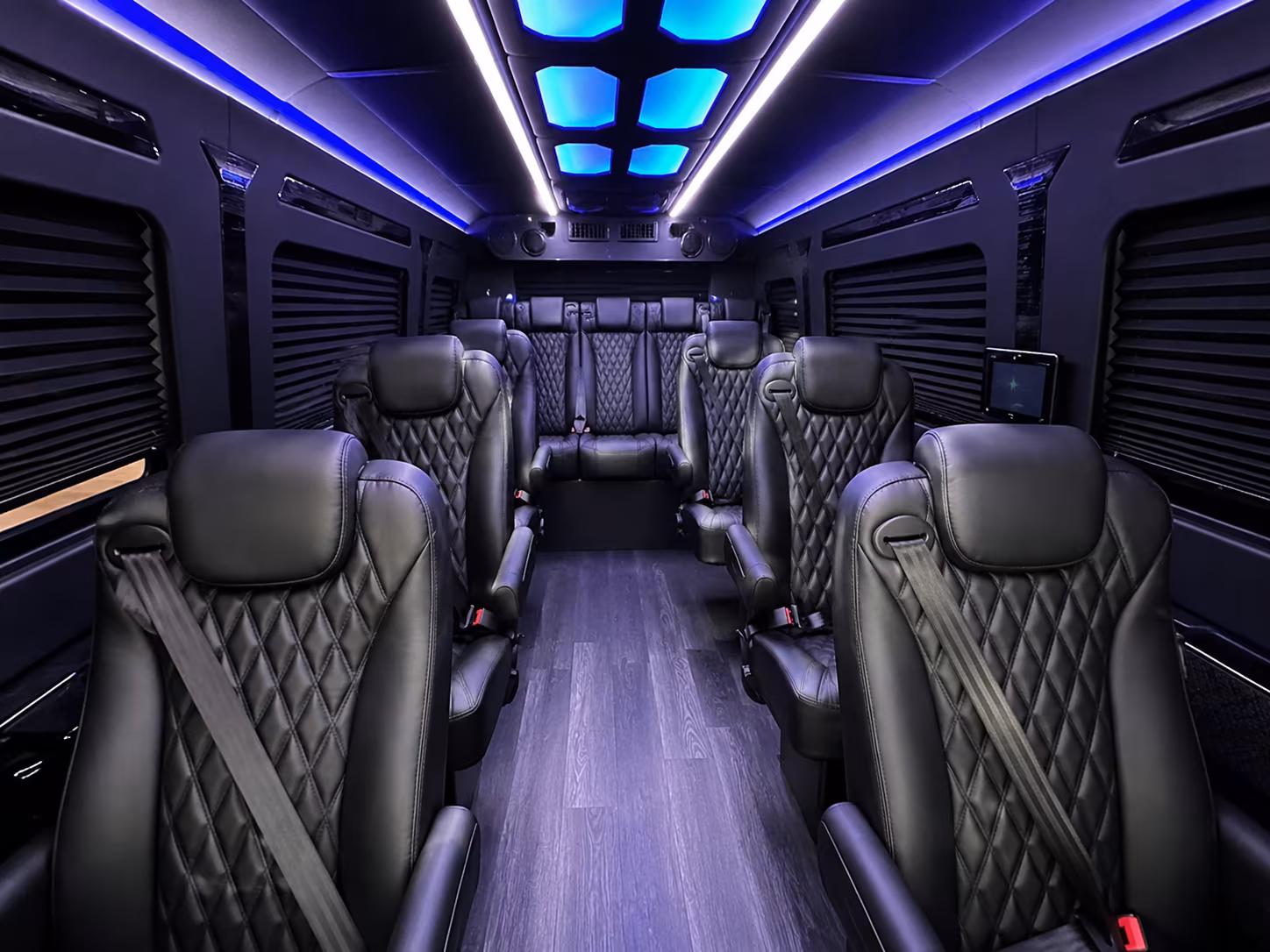 West Palm Beach School Event Transportation onboard seating