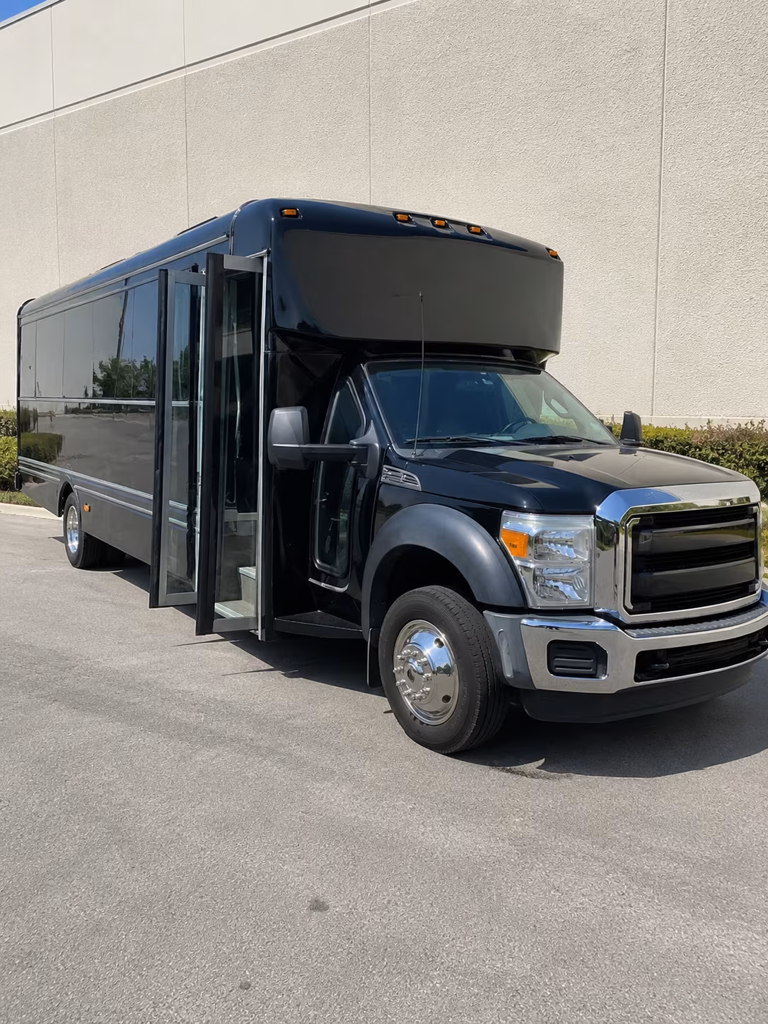 West Palm Beach Wedding Transportation party bus interior