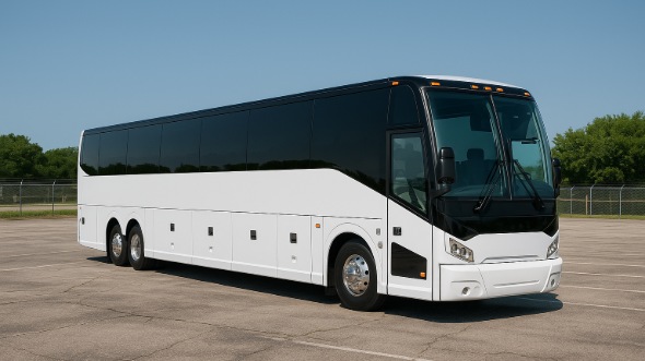 Exterior of West Palm Beach Party Bus Company's 50 Passenger Party Bus in Jupiter